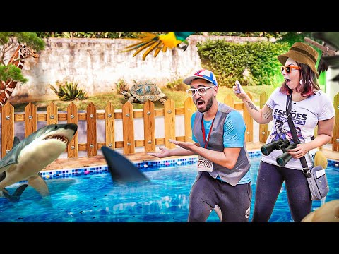 TRANSFORMAMOS NOSSA CASA EM ZOOLÓGICO | Gabriel e Shirley 2.0