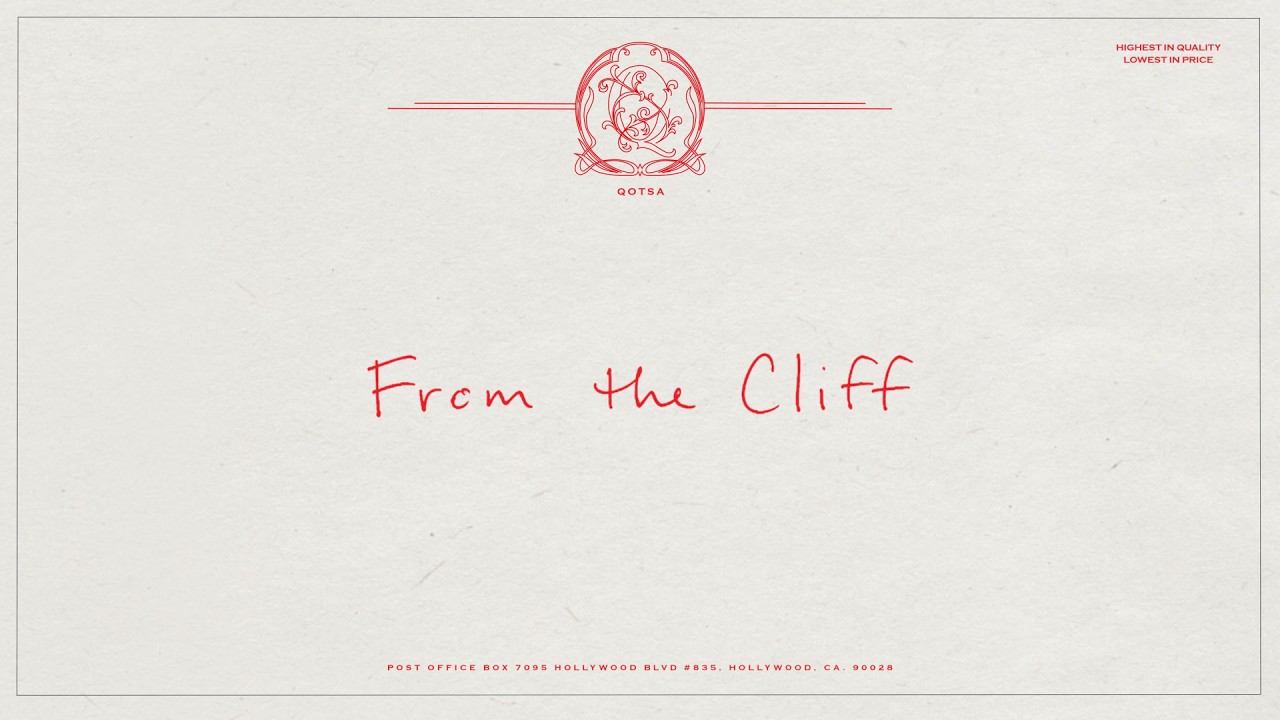 Queens of the Stone Age - From the Cliff (Lyric Video) - YouTube