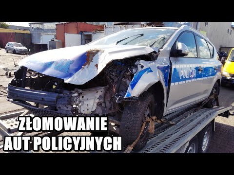 Złomowanie Aut Policyjnych - Na Robocie #1