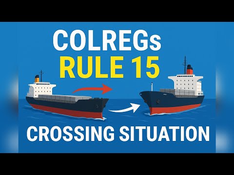 COLREGs Rule 15 | Crossing Situation & Give-Way Responsibilities