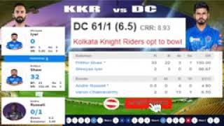 LIVE Cricket Scorecard   KKR vs Delhi Capitals | IPL 2020   16th Match | Kolkata Knight Riders VS DC