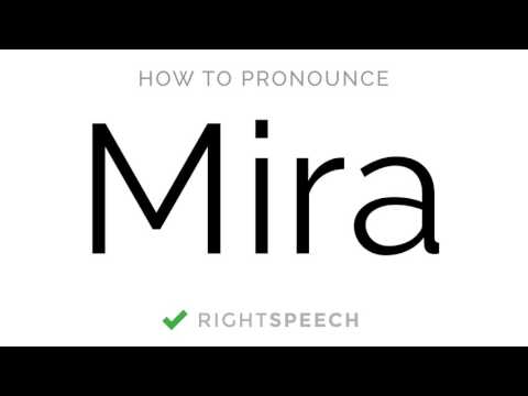 🔴 Mira - How to pronounce Mira - American Girl Name