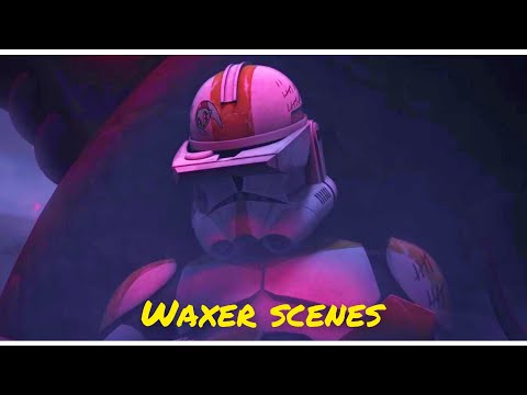 All clone lieutenant Waxer scenes - The Clone Wars