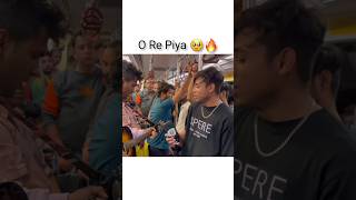 O Re Piya🔥😍 | Singing In Metro | Public Reactions | Prank In Public | Jhopdi K #shorts #singing