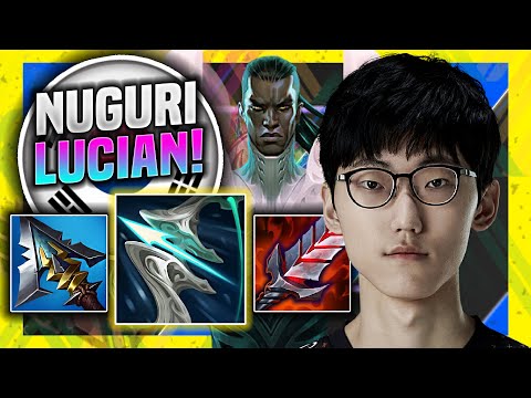 NUGURI LITERALLY 1vs9 AGAINST FAKER! - FPX Nuguri Plays Lucian Top vs Rumble! | Season 11