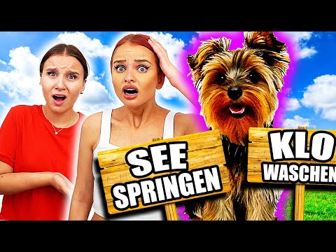 Mein HUND bestimmt für 1 Tag MEIN LEBEN ! 🐶 (in See springen) - Celina