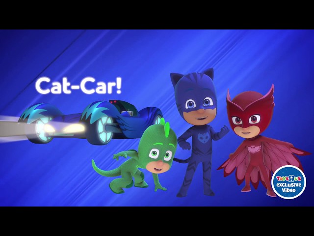 Vídeo relacionado con PJ Masks F2135 Deluxe Vehicle Preschool, Cat-Car Toy with Catboy Action Figure for Kids Ages 3 and Up, Black