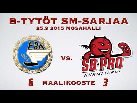 B-tytöt SM-sarjaa maalikooste Erä vs. SB-Pro