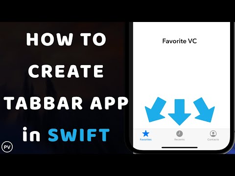 How to Create Tab Bar App in Swift 5 Xcode 11