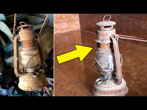 Will It Light ? Forgotten Rusty Petrol Lamp Restoration