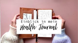 Einblick in mein Health Journal / Gesundheitstagebuch