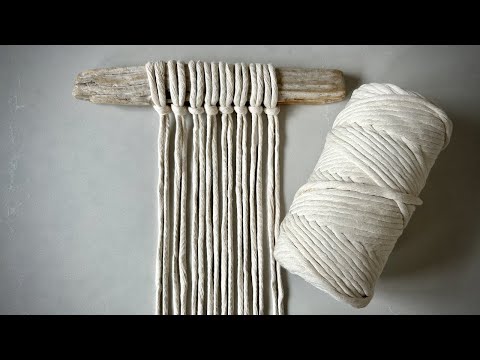 Macrame - Simple Macrame Wall Hanging - Macrame Tutorial