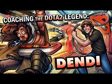 COACHING THE DOTA 2 LEGEND (DENDi) LEAGUE + DOTA