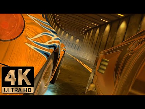 [4K] Hot Wheels AcceleRacers Nolo vs Tork Race - Clash on the Coast (Including tunnel scene)