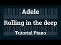 Rolling in the deep - Tutorial - Piano