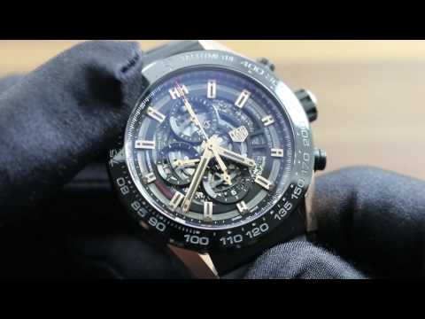 TAG Heuer Carrera Heuer 01 Automatic Chronograph Titanium CAR2A5A.FT6044 Functions & Care