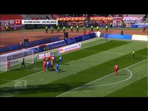 KSC - Union Berlin 01.04.2012 2:0 Highlights