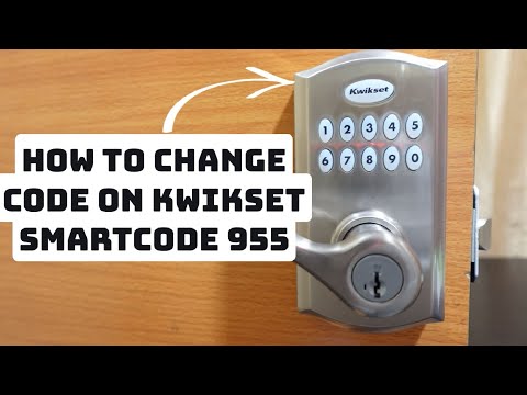 How to Change User Code on Kwikset SmartCode 955