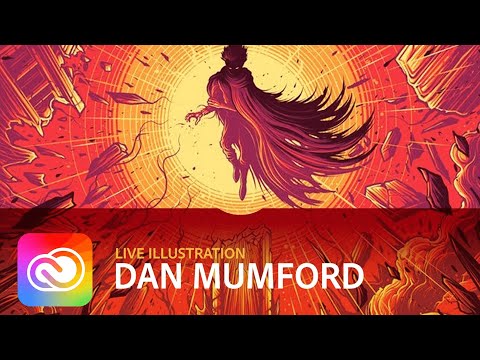 Live Illustration with Dan Mumford - DAY 1/3 | Adobe Creative Cloud