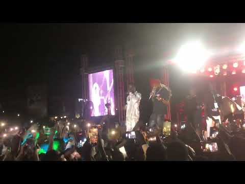 John Frog and Eddy Kenzo performed hit song Action & Energy in Juba Stadium :
