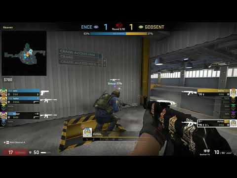 b4rtin clutch 1v2 against ENCE on Nuke | PGL Major Stockholm 2021 | Challengers Stage