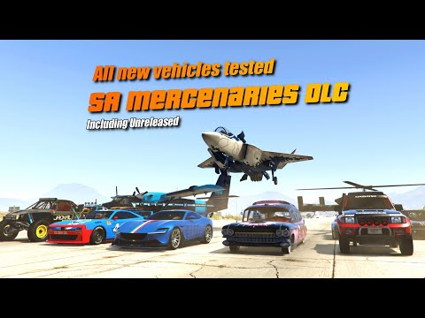 GTA V Online How fast are SA Mercenaries DLC Vehicles | Including Dripfeed
