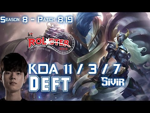 KT Deft SIVIR vs EZREAL ADC - Patch 8.19 KR Ranked