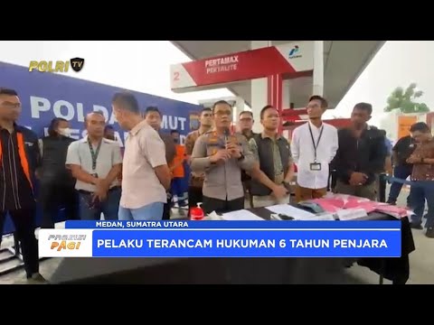 SPBU DI MEDAN DISEGEL, TIGA PELAKU DIAMANKAN