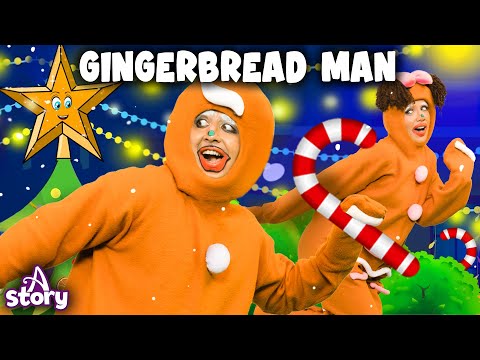 The Gingerbread Man and the Christmas Tree + Gingerbread Man|English Fairy Tales & Kids Stories