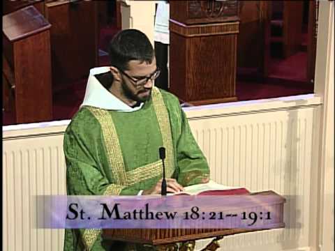 Homily 2012-08-16 - Rev Br Paschal Mary MFVA - Weekday