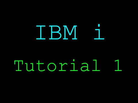 OS/400 (IBM i) Tutorial: Using and Programming C/COBOL (including Db2 COBOL)