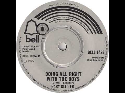 UK New Entry 1975 (136) Gary Glitter - Doing All Right With The Boys