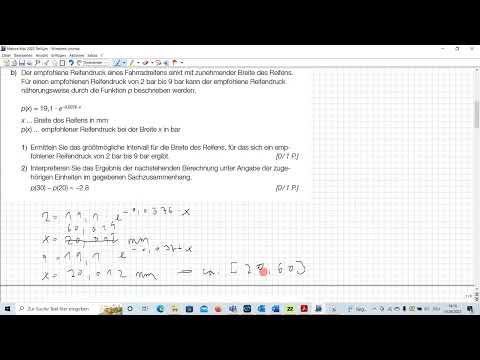 Matura Mai 2022 Mathematik - Teil 2