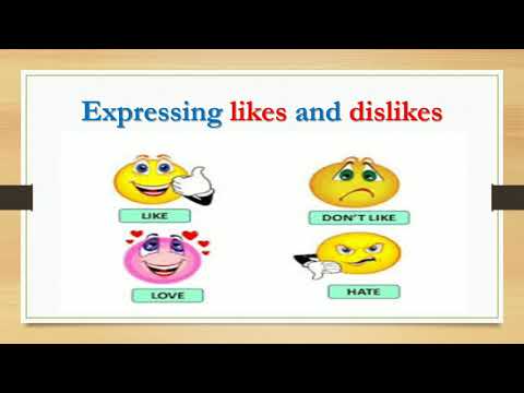 LIKE/DON'T LIKE /LOVE/HATE Food and drinks.