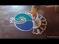 Beautiful Rangoli Designs 🌷 Peacock Rangoli Designs 🌷 Freehand Rangoli Designs 🌷@saptrangi