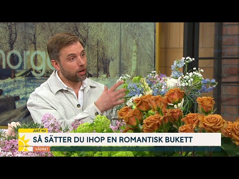Så gör du en kärleksbukett till ditt hjärta - Nyhetsmorgon (TV4)