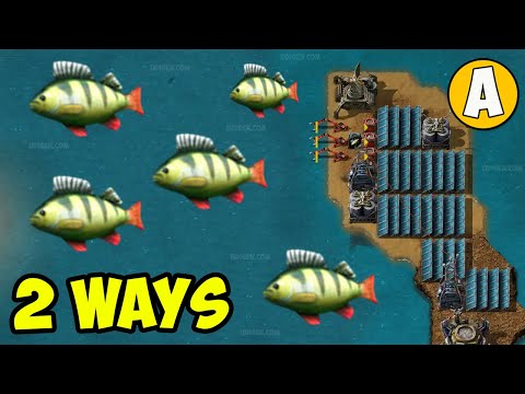 Factorio how to get FISH (2 WAYS) (EASY)