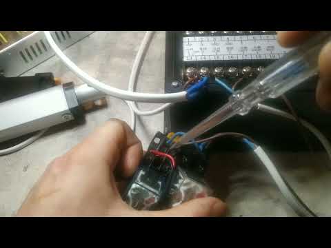 Подключение актуатора к контроллеру XM-18S