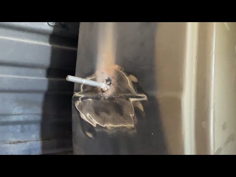 Ep9 - Unimog Rebuilding DIY - Removing a Dent - Fixing by Pulling and Painting Prep