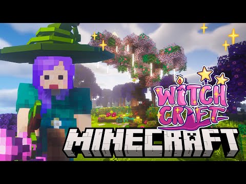 Building a MAGICAL Tree Altar ✨ | Ep11 | Minecraft Witch Craft SMP