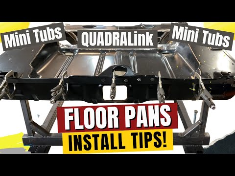 How to Install Floor Pans with Detroit Speed Mini Tubs and QUADRALink: Pro Touring Camaro Build