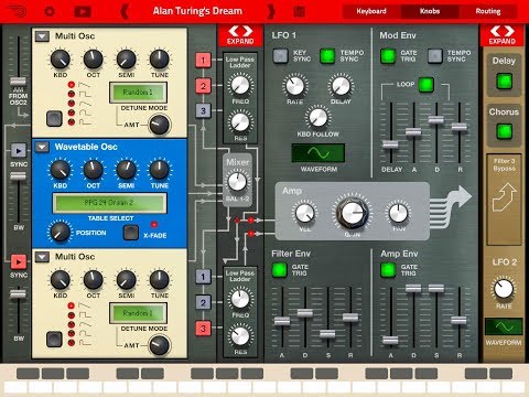 THOR Polysonic Synthesizer by Propellerhead - Quick Play for the iPad