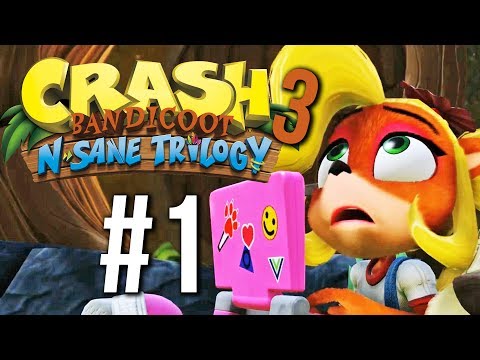 Crash Bandicoot 3 Warped N Sane Trilogy Gameplay Walkthrough Part 1