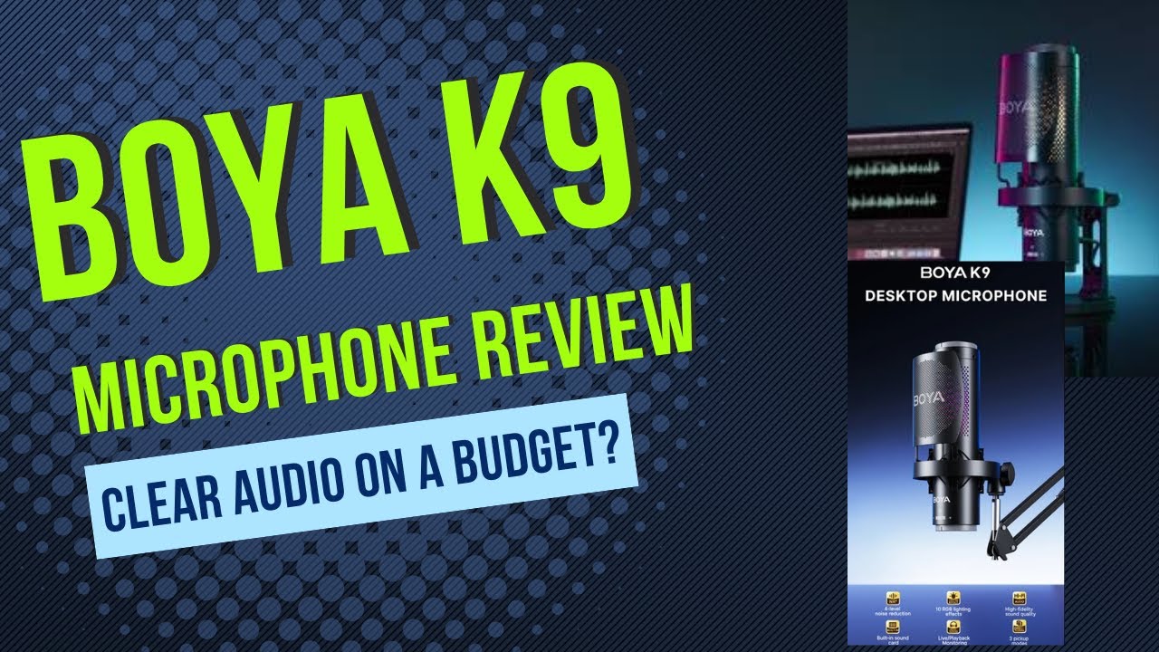 Boya K9 Condenser Microphone Review