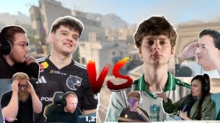 STREAMERS REACT TO FALCONS ELIMINATION | FINAL MOMENTS | CS2