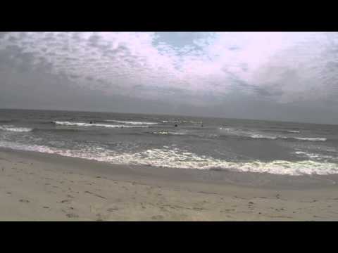 Marisa's last surf of the day