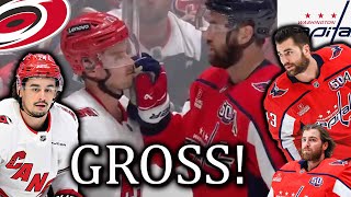 Tom Wilson is BRILLIANT?! Capitals Hurricanes Game 2 NHL Playoffs