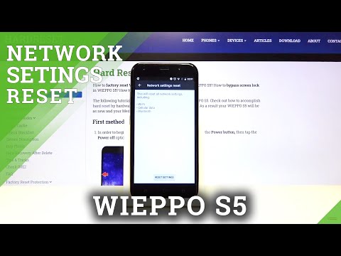 How to Quickly Reset Network Settings of WIEPPO S5 –  Default Network Settings