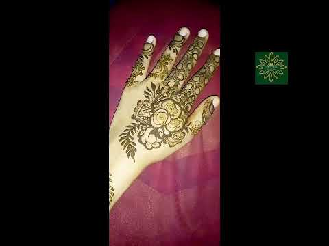 Beautiful Henna vines or leaf 🌿-Lamia's henna design