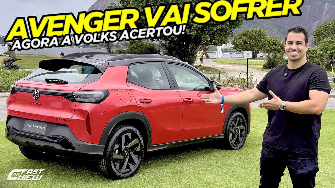NOVO VOLKSWAGEN TERA 200 TSI COM 128 CV E 8 MARCHAS +POTENTE E +ECONÔMICO QUE AVENGER E PULSE CHEGOU